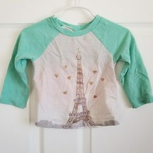 Like New Cherokee Eiffel tower long sleeved tee